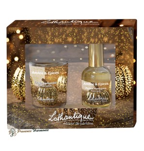 Coffret Cadeau Ambre et Épices Lothantique