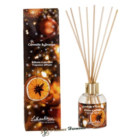 Bâtons à parfum Cannelle et Orange Lothantique