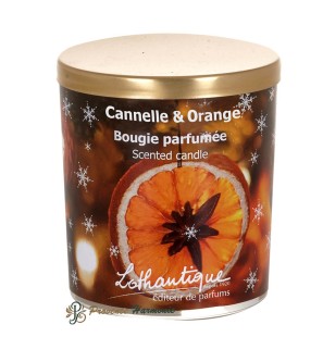 Bougie parfumée Cannelle et Orange Lothantique