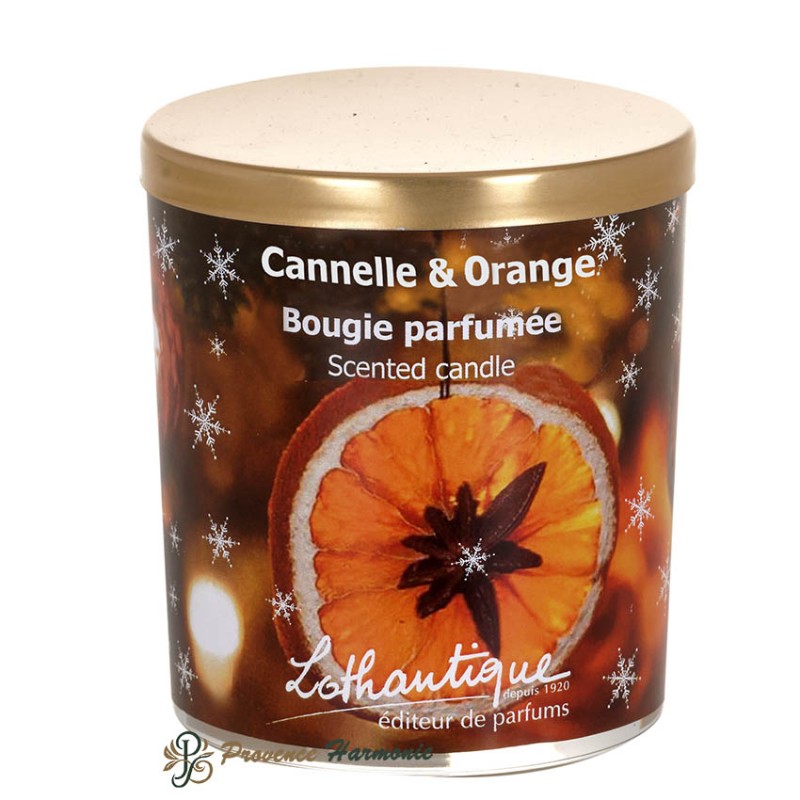 Bougie parfumée Cannelle et Orange Lothantique