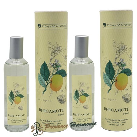 Eau de toilette Bergamot Provence et Nature 100 ml (Set of 2)