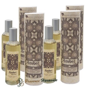 Eau de Toilette Amber Provence et Nature 100 ml (Set of 4)