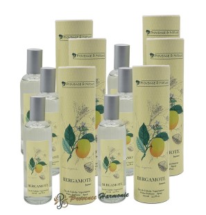 Eau de toilette Bergamote Provence et Nature 100 ml (Lot de 6)