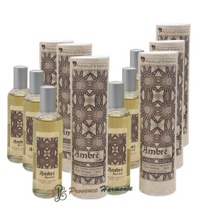 Eau de Toilette Amber Provence et Nature 100 ml (Set of 6)