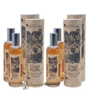 Eau de Toilette Black Musc Provence et Nature 100 ml (Set aus 4)