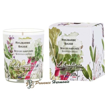 Rhubarb Sage scented candle Lothantique