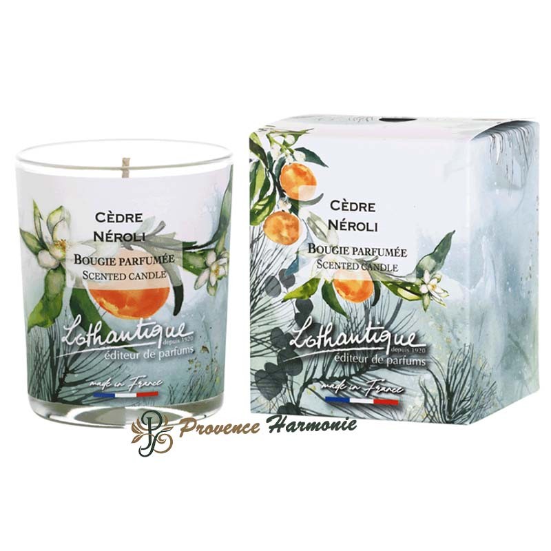 Cedar Neroli Scented Candle Lothantique