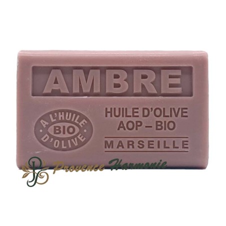 Savon Ambre à l'Huile d'Olive Bio AOP de Provence 125g