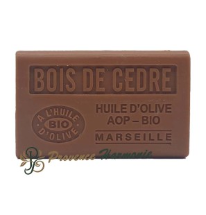 Savon Bois de Cèdre à l'Huile d'Olive Bio AOP de Provence 125g