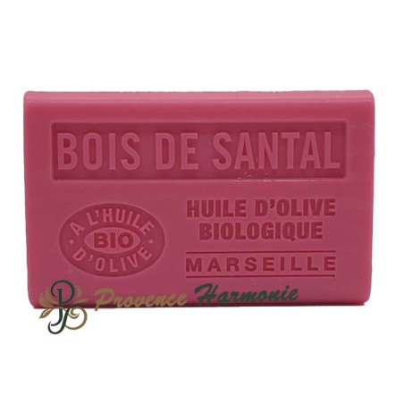 Savon Bois de Santal à l'Huile d'Olive Bio AOP de Provence 125g