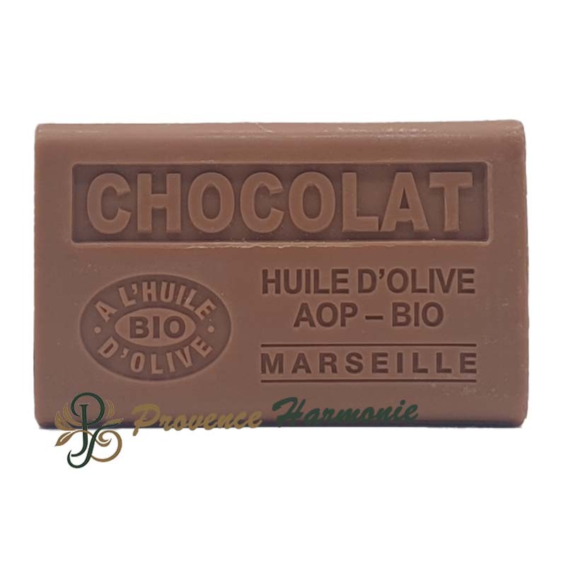 Chocolate Soap with Organic AOP Provence Olive Oil 125g