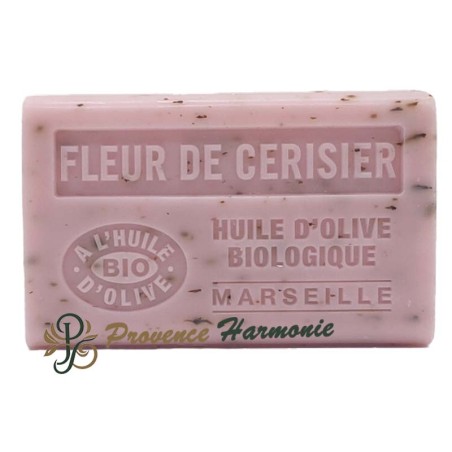 Savon Fleur de Cerisier à l'Huile d'Olive Bio AOP de Provence 125g