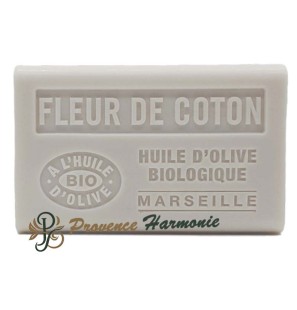 Cotton Flower Soap with Organic AOP Provence Olive Oil 125g