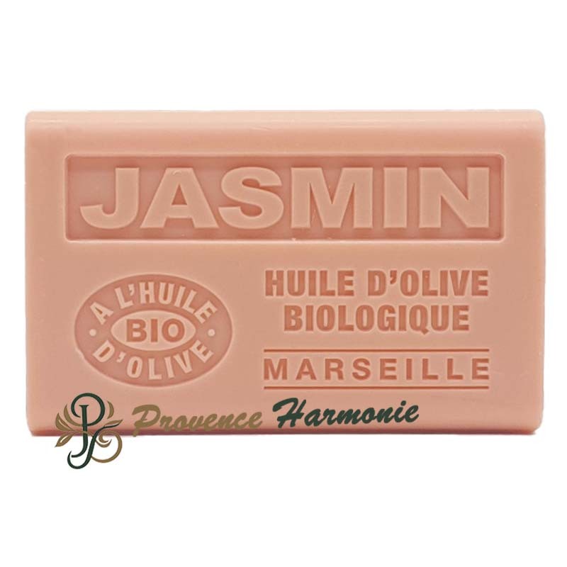 Jasminseife mit Bio-Olivenöl AOP aus der Provence 125g