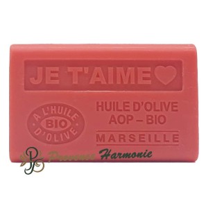 Je T’aime Soap with Organic AOP Provence Olive Oil 125g