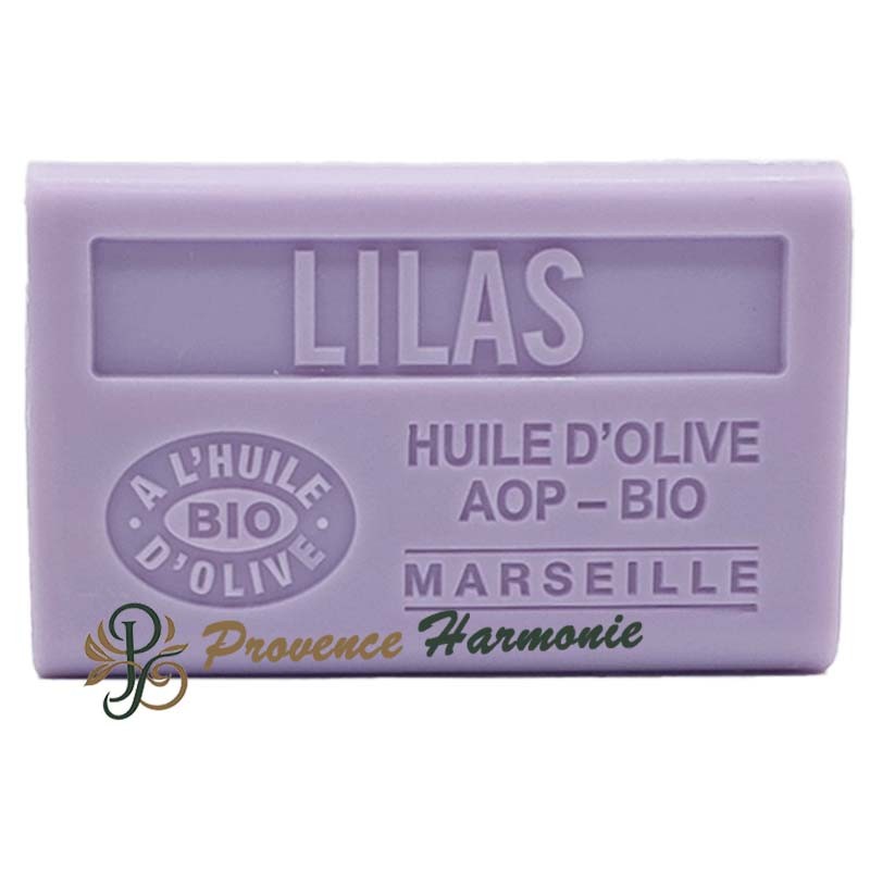 Savon Lilas à l'Huile d'Olive Bio AOP de Provence 125g