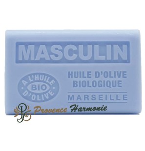 Masculine Soap with Organic AOP Provence Olive Oil 125g