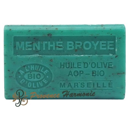 Savon Menthe à l'Huile d'Olive Bio AOP de Provence 125g