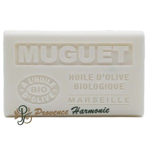 Sapone Muguet con Olio d’Oliva Bio AOP della Provenza 125g