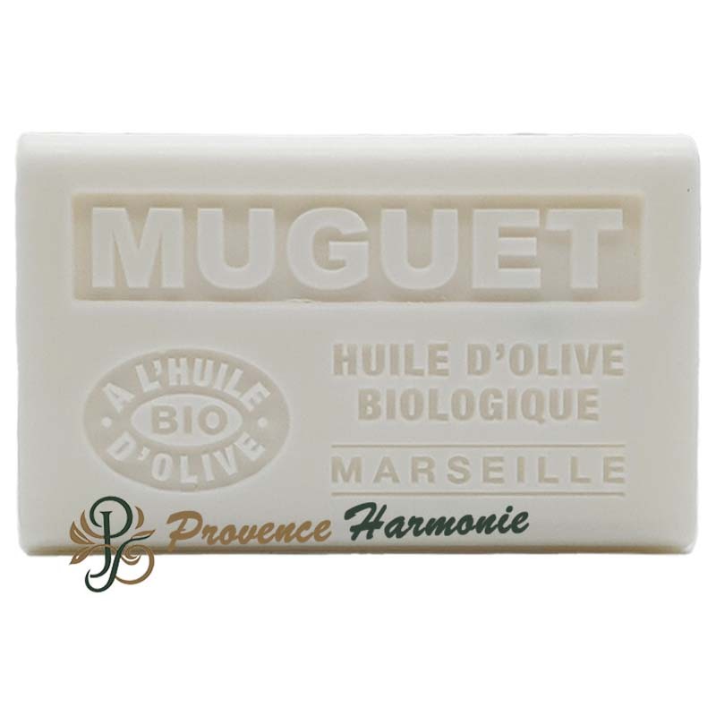 Savon Muguet à l'Huile d'Olive Bio AOP de Provence 125g