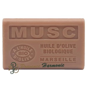 Moschusseife mit Bio-Olivenöl AOP aus der Provence 125g