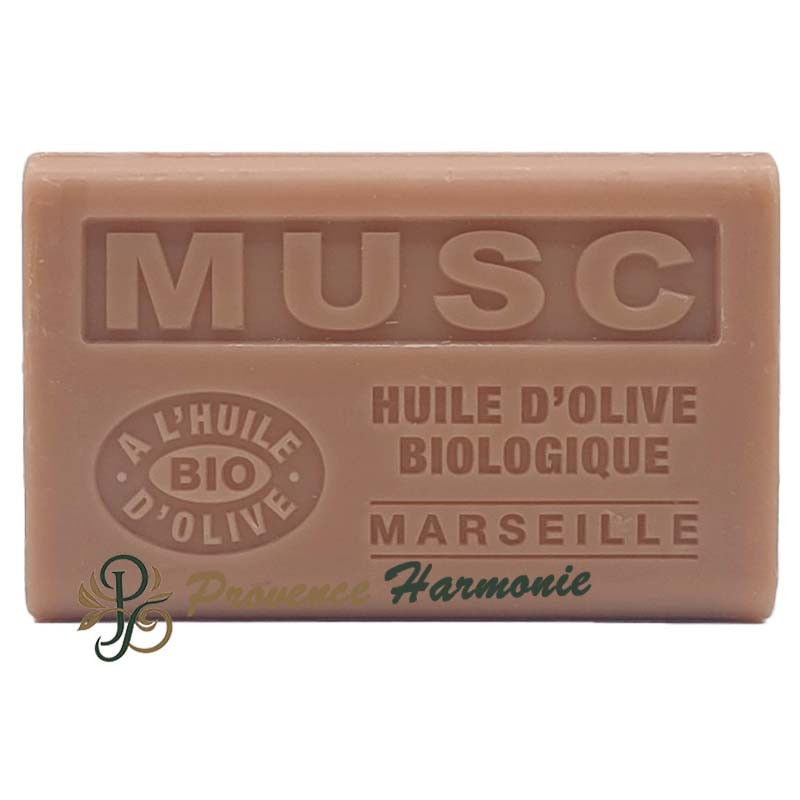 Savon Musc à l'Huile d'Olive Bio AOP de Provence 125g