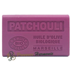 Patchouliseife mit Bio-Olivenöl AOP aus der Provence 125g