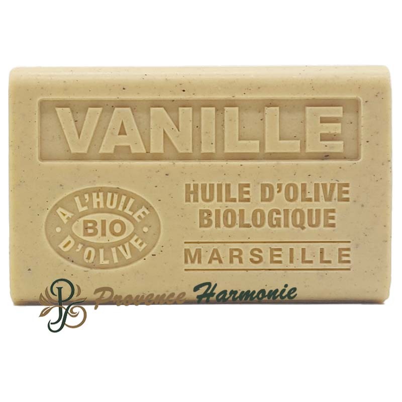 Savon Vanille à l’Huile d’Olive Bio AOP de Provence 125g