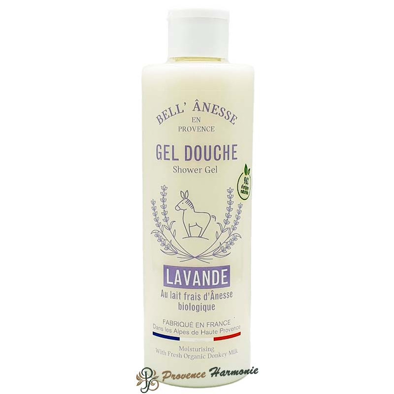 Lavender Shower Gel with Organic Donkey Milk Bell' Ânesse en Provence