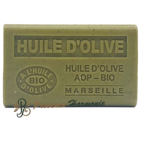 Savon Huile d'Olive Exfoliant à l'Huile d'Olive Bio AOP de Provence 125g