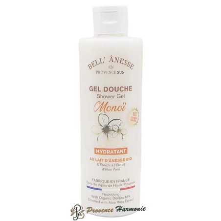 Gel douche Monoï au lait d'ânesse Bio Bell' Ânesse en Provence