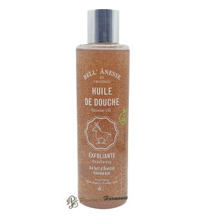 Huile de Douche Exfoliante au lait d'ânesse Bio Bell' Ânesse en Provence