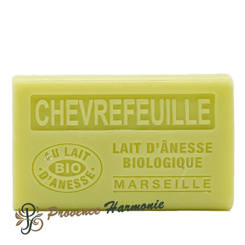 Savon Chèvrefeuille au lait d'ânesse bio 60g