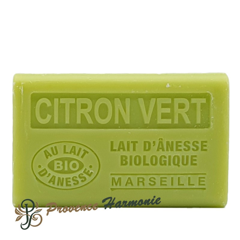 Savon Citron Vert au lait d'ânesse bio 60g