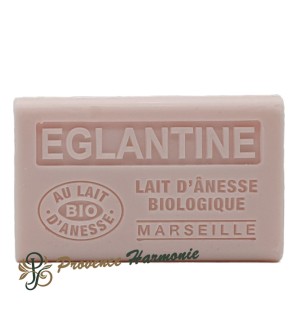 Savon Églantine au lait d'ânesse bio 60g