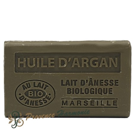 Savon à l'huile d'argan et au lait d'ânesse bio 60g