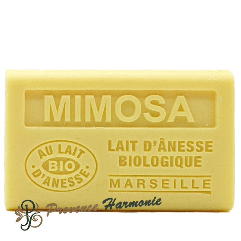 Sapone alla Mimosa con latte d'asina biologico 60g