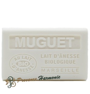 Savon Muguet au lait d’ânesse bio 60g