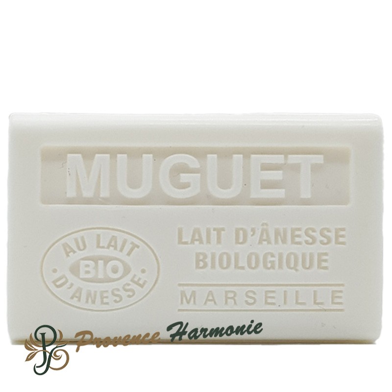 Savon Muguet au lait d’ânesse bio 60g