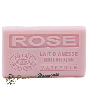 Sapone alla Rosa con Latte di Asina Bio 60g