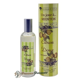 Eau de toilette Citron Doux Provence et Nature 100 ml