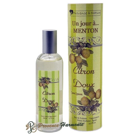 Eau de toilette Citron Doux Provence et Nature 100 ml