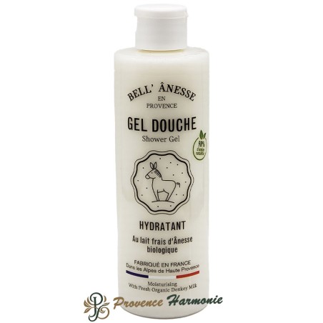 Gel douche au lait d'ânesse BIO Bell' Ânesse en Provence