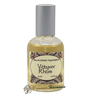 Vetiver Rum Eau De Toilette Provence et Nature Perfume 50 Ml