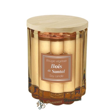 Candela vegetale Legno di Sandalo 100 g Esprit Provence