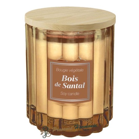 Candela vegetale Legno di Sandalo 190 g Esprit Provence