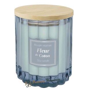 Vela vegetal Flor de Algodón 190 g Esprit Provence