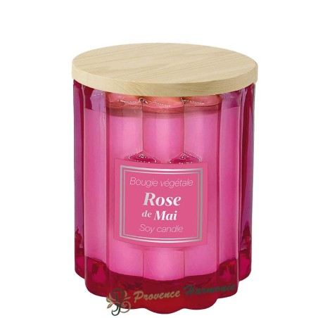 Vela vegetal Rosa de Mayo 100 g Esprit Provence