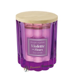 Vela vegetal Violeta Empolvada 100 g Esprit Provence