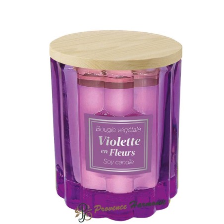 Candela vegetale Violetta Cipriata 100 g Esprit Provence